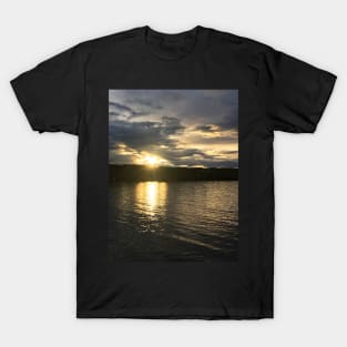 Sunset on the lake T-Shirt